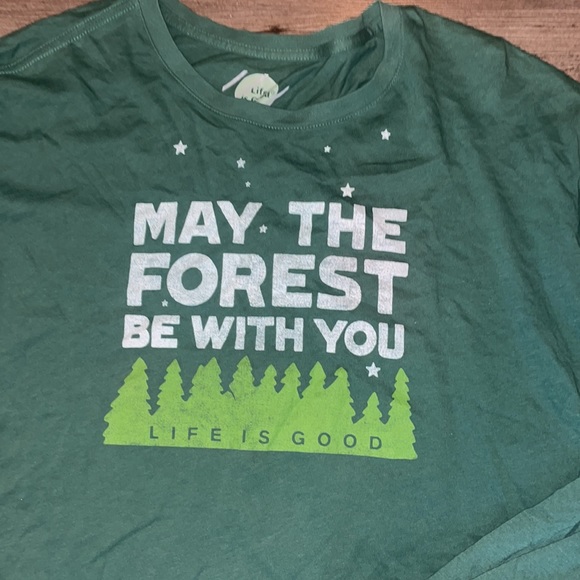 Life is Good Smooth Tee May the forest be with you - Picture 2 of 6